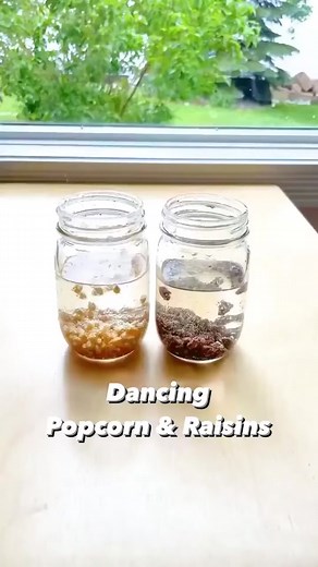 Fun Kid Science Experiment: Dancing Popcorn & Raisins
