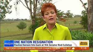 "Rod was a pain in my backside" - Pauline Hanson. Rod Culleton quits One Nation. Latest: https://yhoo.it/2hJ3mGi Report on 7 News at 6pm. #auspol #7News | 7NEWS Sydney
