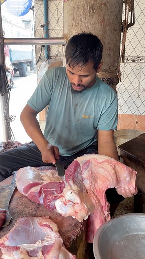 12K views · 180 reactions | Amazing cow meat cutting by expert butcher #cow #cowmeat #meat #meatcutting #beef #beefcutting #reels #reelsvideo #reelsfyp #reelsinsta #reelsfb #reelsviral #reelsinstagram #reelschallenge | Meat And Fish Cutting | Facebook