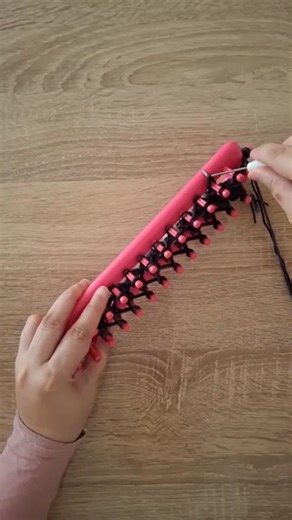 #fblifestyle Knitting loom for beginners step by step #knitting #crochet #scarf #knitting_loom_eljammari | Knitting loom scarf | Facebook