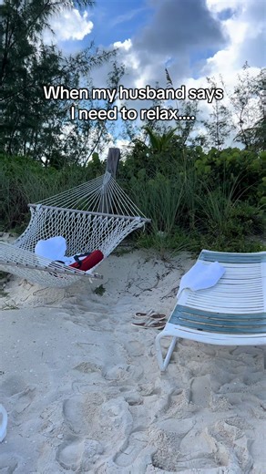 “Words have repercussions. My husband: ‘Relax.’ Me: ‘Absolutely 😌’ ends up on Castaway Cay If I’m relaxing, I’m doing it the most expensive way possible.” #CastawayCay #DisneyCruise #ExpensiveRelaxing #MarriedLife #DisneyAdults