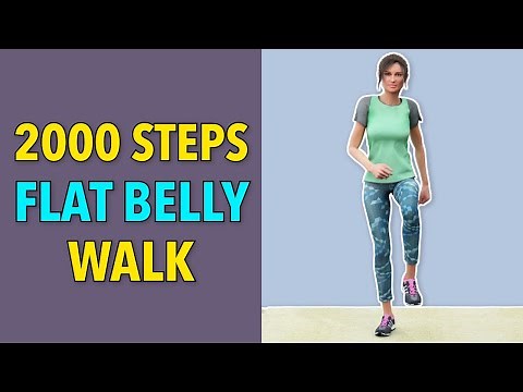 2000-Step Workout: Ab Focuses Walking Exercise