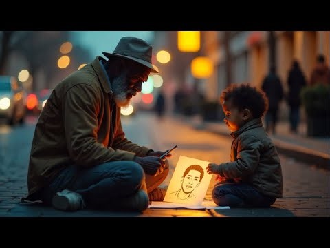 The Homeless Artist Who Changed a Million Lives with One Drawing#africanfolktales #storytime