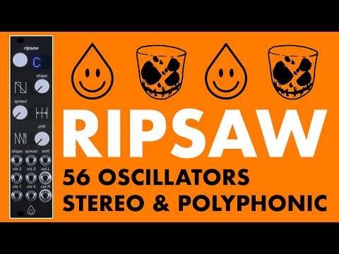 A Super Polyphonic Stereo Oscillator (with 56 oscillators!) // Ripsaw from Acid Rain Technology