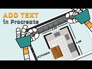 How to add dimensions to your floor plan in Procreate | Quick tips