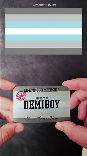 Do you know what a Demiboy is? #demiboy #demigirl #demisexual #pride