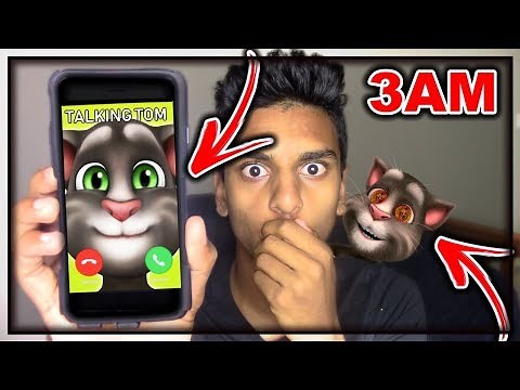 DO NOT CALL TALKING TOM AT 3AM!! *THIS IS WHY* OMG TALKING TOM CAME TO MY HOUSE AT 3AM!!