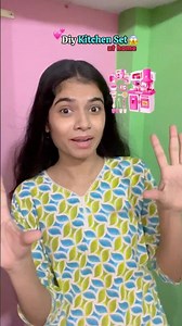 💕Diy Kitchen Set😱*At Home* !! Part-5 !!#ytshorts#shorts#toys#diykitchens#cooking#game#kitchen#craft
