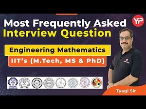 Engg. Mathematics Interview Question | Rank of Matrix | Engg Maths Interview Preparation for IITs
