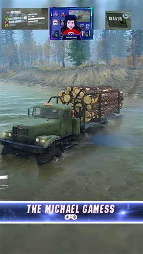 11 reactions | Mudrunner Heavy Logs Delivered | Challenge Turns Wild with Massive Logs! Mudrunner . #mudrunner #snowrunner #spring #driving #offroad | The Michael Gamess | Facebook