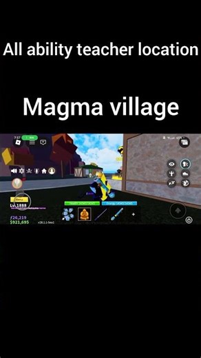 ALL ABILITY TEACHER LOCATIONS #blox fruits