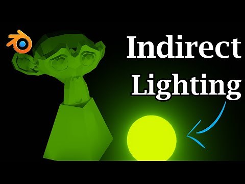 Indirect Lighting | Mesh Light With Emission Shader | Irradiance Volume & Cubemap | Blender Eevee
