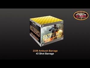 Bright Star Fireworks - 2339 Ambush 43 Shot Barrage