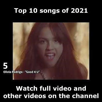 Top 10 songs of 2021