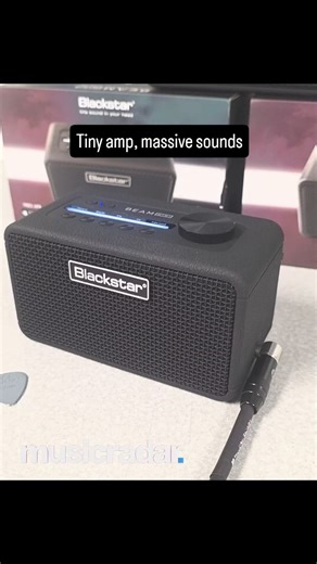 The @blackstaramps Beam Mini is small, but it sounds HUGE and could set a new benchmark for mini modelling amps. The companion Beam app is intuitive, offering a selection of Blackstar models and classic inspirations alongside effects. The Beam Mini offers 18 hours rechargeable battery life but the biggest surprise from this little amp is it's going to offer players to @tone3000's NAM profiles - that's a growing collection of thousands of amp profiles available through the Beam app. If this is th