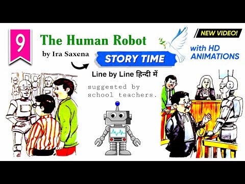 👨‍🚀The Human Robot || Story Explained || Dav Class 7 English Literature Chapter 9 Hindi Explanation