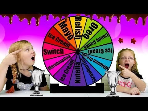 Mystery Wheel Of Ice Cream Sundae Switch Up Challenge!!!