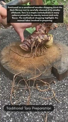 Traditional Taro Preparation