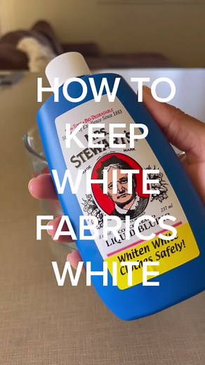 How to keep your whites white! #liquidbluing #laundryhack #laundrydetergent #laundrytiktok #IFeelWeightless #ChipsGotTalent #founditonamazon