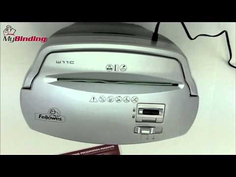 Fellowes W-11C Deskside Cross Cut Paper Shredder Review - 3103201