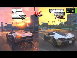 GTA 5 ENHANCED VS LATEST NATURAL VISION EVOLVED | RTX 4050 | BENCHMARK