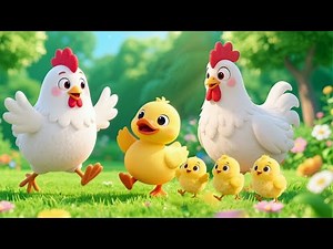 Con Gà Trống - Đàn Gà Trong Vườn - Nhạc Thiếu Nhi - Hoạt Hình Đàn Gà Con Vui Nhộn