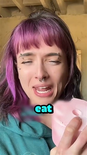 People are eating horse food.