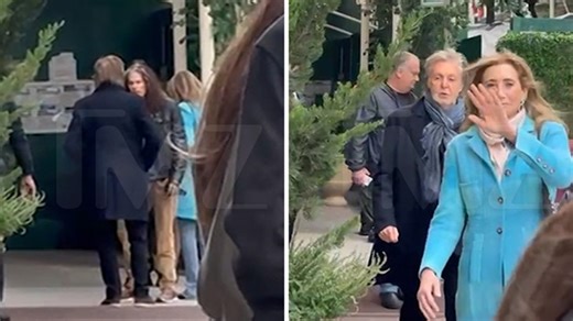 Paul McCartney Runs Into Steven Tyler in NYC