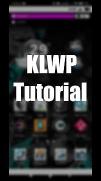 KLWP - How to set custom wallpaper