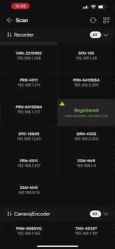 Device Registration Wisenet Mobile Operation Videos