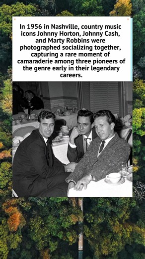 Johnny Horton, Johnny Cash & Marty Robbins (1956) 🤠 #1950s #JohnnyCash #Shorts