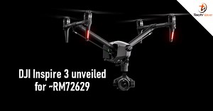 DJI Inspire 3 release: Full-frame 8K camera sensor, f/1.8 aperture, Dual Native ISO, and more for ~RM72629 | TechNave