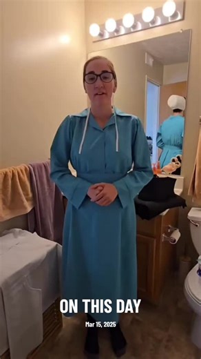 #onthisday Amish woman getting ready for Church is kind of a long process to make sure you look up to the standards that's expected of you. #churchclothes #amishclothing #amishtiktok #examish