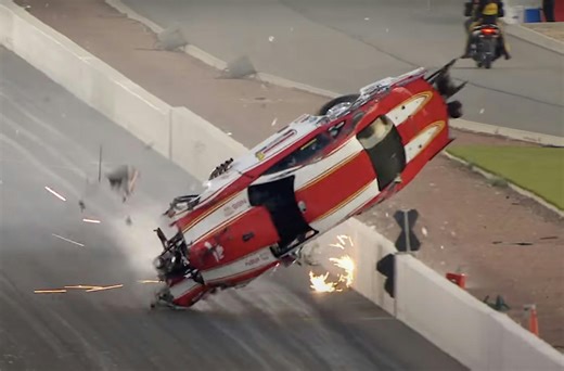 Video: Kris Thorne Rides Out High-Speed Pro Mod Crash In Vegas