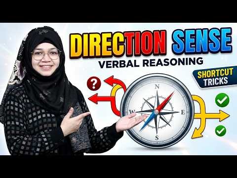 Direction Sense Questions Made Easy | Verbal Reasoning Tricks