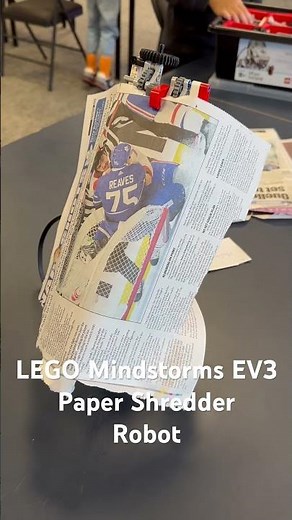 LEGO Mindstorms EV3 - Paper Shredder Robot