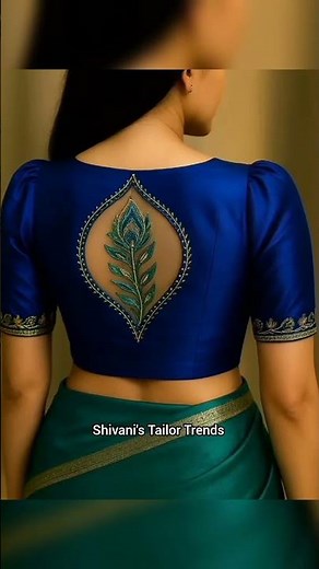🌺 “Stylish Back Blouse Designs 2025 | New & Trendy Saree Blouse Patterns for Modern Women 💖”