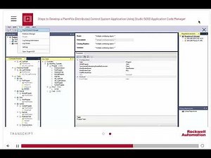 How to develop a PlantPax DCS using studio 5000 Application Code Manager ACM Software
