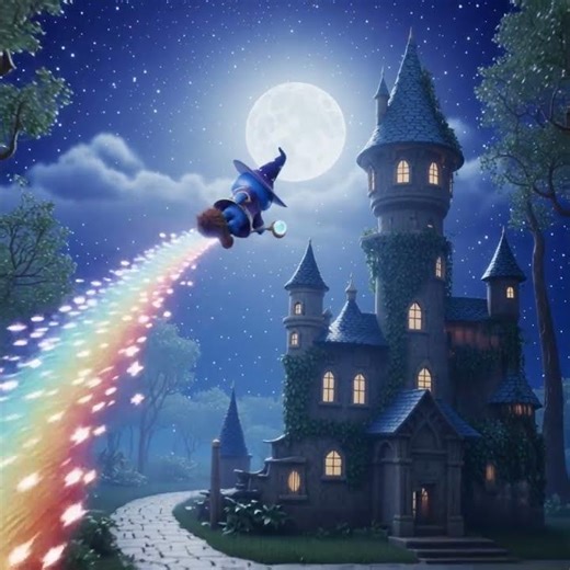 Wizard Lovvie – The Magical Heart Who Flies Under the Moonlight