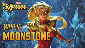 8.3K views · 453 reactions | From renowned psychiatrist to Master of Evil! Karla Sofen, aka Moonstone, has joined Marvel Strike Force! | Marvel Strike Force | Facebook