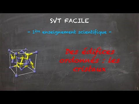 Easy Biology - 1st year of science - Orderly structures: crystals