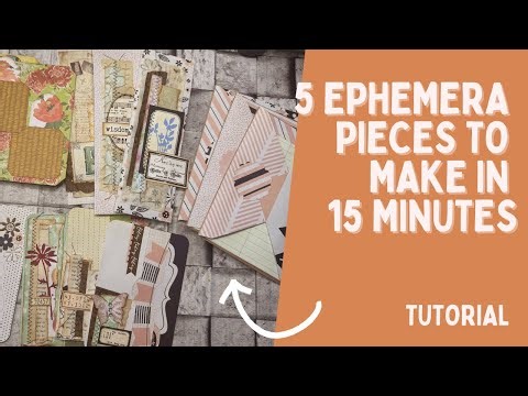 Beginner-Friendly Junk Journal Ephemera You Can Make in 15 Minutes