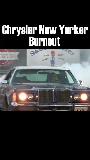 Massive Burnout in Chrysler New Yorker #Burnout #Mopar #moparornocar