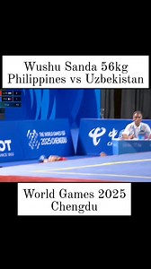 33K views · 427 reactions | Carlos Baylon Jr. Saydullo Abdurashitov 56kg Quarter Finals Wushu Sanda World Games 2025 #worldgames #wushu #WorldGames2025 #wushusanda | Fights and Highlights | Facebook