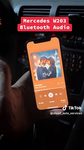 Mercedes W203 Bluetooth Audio Setup Guide