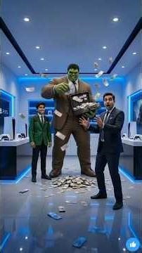 Manager Ne Mazaak Udaya Hulk Ne Pura PlayStation Store Khareed Liya 😡🎮 #shorts #hulk #trending