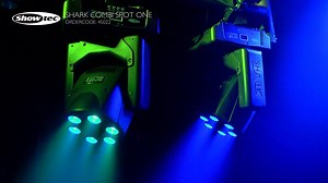Introducing at Prolight Sound; Showtec Shark Combi Spot One - https://goo.gl/p3uPvv • Wash & Spot-in-one• Oled Display• Ir remote included• 30W 6x 8W Q4 LED The Shark Combi Spot One is the all-purpose 2-in-1 moving head within the Shark family. Using a 30W white LED light source for 11° spot and 6 pieces 8W RGBW LED's for a nice 25° wash, the Shark Combi Spot One offers great flexibility during use and saves space in your installation. The light output from both wash and spot, together with the