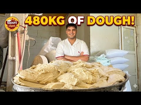 We made 240 kilos of dough twice