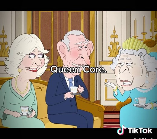 The drag QUEEN👑 #theprince #theprinceanimation #queenofengland #viral #funny