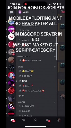 Server Link in Bio! #scarlet #scriptware #ios #android #discord #esign #eonhubapp #eonhub